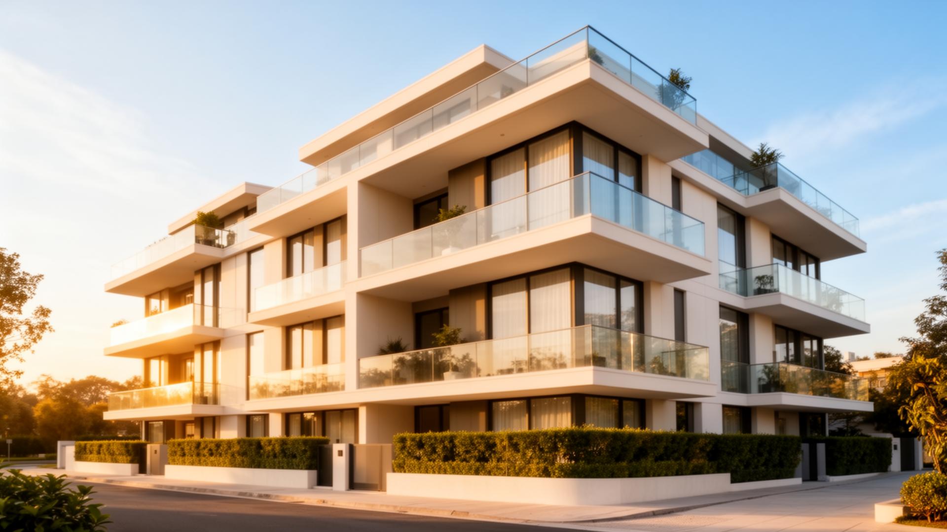 Modern off-plan residential development